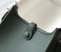 Hermès Evelyne 18 Togo Leather Shoulder Mini Bag Silver Dark Green - Default Title - View 8