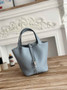 Hermès Picotin Lock 18 pocket bag Togo Leather light blue H9352003 - silver - View 3