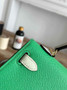Hermes Kelly Bag 19 Epsom Leather Green Gold H82346 - Default Title - View 5