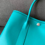 Hermes Garden Party 30 bag Epsom leather Green Blue - Default Title - View 7