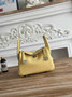 Hermes Lindy Mini Bag Togo Leather Light Yellow Silver H68605 - Default Title - View 1