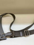 Hermes Jypsiere mini bag Dark Gray Swift Leather Silver H25631 - Default Title - View 8