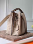 Louis Vuitton Muria Bucket Bag M55799 - Gray Leather Handbag