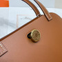 Hermes Tablier sellier Bag Brown Swift calfskin and H canvas Gold hardware - Default Title - View 7