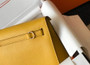Hermès Kelly Danse II Yellow Evercolor leather with gold - Default Title - View 7