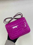 Hermes Constance Crocodile Leather Purple Silver H282272 - 19cm - View 2