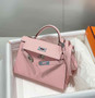 Hermes Mini Kelly II Bag 19 Pink Epsom Gold Hardware H86108 - Default Title - View 1