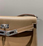 Hermes Kelly Bag Gray Epsom Leather Silver Hardware - Default Title - View 6