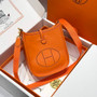 Hermes Mini Evelyne 16 Bag in Taurillon Clemence Leather H069425 - Default Title - View 1