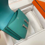 Hermes Constance Bag 19 Green Epsom Leather Silver H0839326 - Default Title - View 4