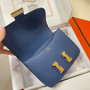 Hermes Constance Bag Dark Blue Epsom Leather Gold H2522 - Default Title - View 7