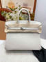 Hermès Birkin Bag Beige Crocodile Togo Gold Hardware H8606 - W25×H20×D13cm - View 1