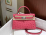 Hermès Kelly II Bag black Ostrich Leather - Color 1 - View 2