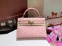 Hermès Kelly II Bag black Ostrich Leather - Color 1 - View 11