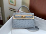 Hermès Kelly II Bag black Ostrich Leather - Color 1 - View 15