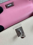 Hermes Kelly Bag 19 Epsom Leather Beige Purple Silver H82344 - Default Title - View 8