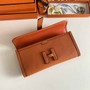 Hermes Jige 29 Wallet Clutch In Epsom Leather Orange - Default Title - View 2