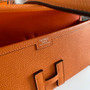 Hermes Jige 29 Wallet Clutch In Epsom Leather Orange - Default Title - View 8
