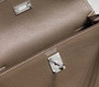 Hermès Kelly Danse II Dark gray Evercolor leather with silver - Default Title - View 6