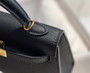 Hermes Kelly Mini II Bag Black Epsom with Gold Hardware 19 - Default Title - View 8