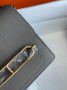 Hermès Mini Roulis Bag Gray Evercolor Gold Hardware H50333 - Default Title - View 4