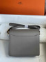 Hermès Mini Roulis Bag Gray Evercolor Gold Hardware H50333 - Default Title - View 2