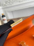 Hermes Constance Epsom Leather 19cm Orange Gold H082230 - Default Title - View 7