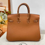 Hermès Birkin Bag Tan Crocodile Togo Gold Hardware H8635 - W25×H20×D13cm - View 2