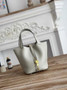 Hermès Picotin Lock 18 pocket bag Togo Leather light gray H9352002 - silver - View 2