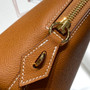 Hermes Bolide 1923 Bag 25 in Brown Epsom Calfskin Gold Hardware - Default Title - View 9