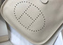 Hermès Evelyne III 29 Taurillon Clemence Shoulder Bag Ligth Gray Silver - Default Title - View 3