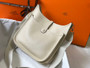 Hermès Evelyne III 29 Taurillon Clemence Shoulder Bag Ligth Gray Silver - Default Title - View 2