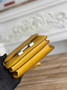 Hermes Constance Epsom Leather 19cm Dark Yellow Silver H082238 - Default Title - View 4