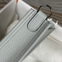 Hermes Evelyne III 17 Togo Light Blue Leather Bag Gold H5630 - Default Title - View 5