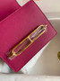 Hermès Mini Roulis Bag Pink Purple Evercolor Gold Hardware H50325 - Default Title - View 5