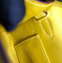 Hermes Kelly Bag 22 Yellow Swift Leather Silver Hardware - Default Title - View 7