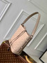 Louis Vuitton Flore Shoulder Bag M12140 | Khaki Mahina Calfskin Leather