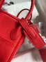 Hermes Lindy Mini Bag Red Togo Leather Gold Hardware H8634 - Default Title - View 5