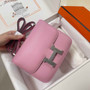 Hermes Constance Bag Epsom Pink Purple Leather Silver H2551 - Default Title - View 2