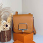 Hermès Della Cavalleria mini bag h085260 camel epsom leather silver - Default Title - View 1