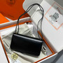 Hermes Constance Box Leather bag 24cm Black Gold H082681 - Default Title - View 2