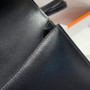 Hermes Constance Box Leather bag 24cm Black Gold H082681 - Default Title - View 9