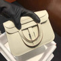 Hermes Mini Halzan 22 Bag Beige Swift Leather H082135 - Default Title - View 3