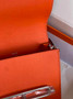 Hermès Mini Roulis Bag Orange Evercolor Silver Hardware H50337 - Default Title - View 6