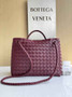 Bottega Veneta Medium Andiamo Bag 743572 Lambskin Wine Red