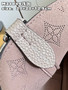 Louis Vuitton M21849 Blossom PM Bag Mahina Leather In Galet Beige