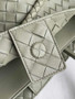 Bottega Veneta Large Andiamo Bag 766019 Light Green Lambskin bonded Intrecciato