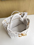 Bottega Veneta Small Andiamo Bag 743568 Lambskin White