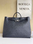 Bottega Veneta Large Andiamo Bag 766019 Naby Blue Lambskin
