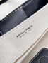Bottega Veneta Medium Andiamo Bag 743572 Cotton Black Gold